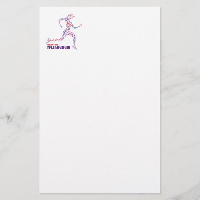 Keep on running stationery (Front)