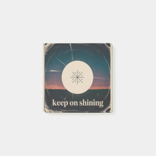 Keep On Shining Post-it Notes