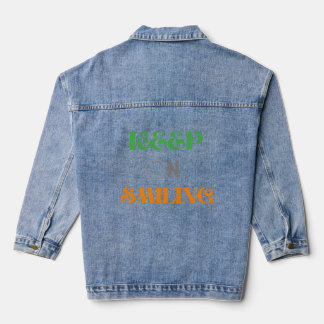 Keep On Smiling Denim Jacket