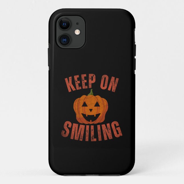 KEEP ON SMILING HALLOWEEN GIFT Case-Mate iPhone CASE (Back)
