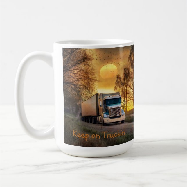 Keep On Truckin Coffee Mug (Left)