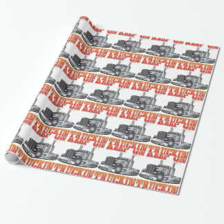 Keep on Truckin Wrapping Paper