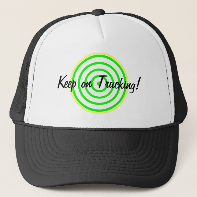 Keep on Trucking Concentric Circles Cap (Front)