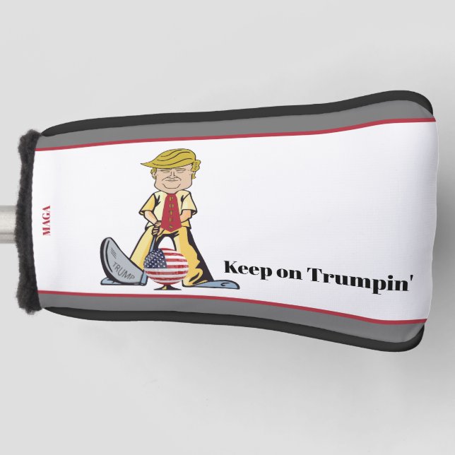 Keep On Trumpin' Golf Head Cover (Front)
