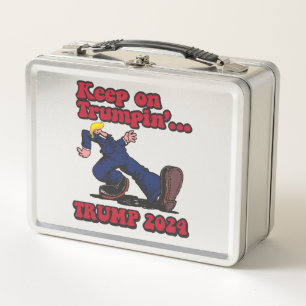 Keep On Trumpin Metal Lunch Box