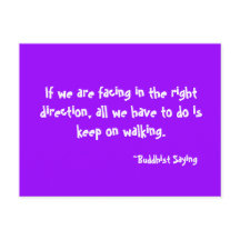 Keep on Walking Postcard