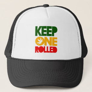 Keep one rolled - Herb Rasta Reggae - Trucker Cap