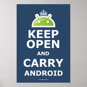Keep Open and Carry Android Poster