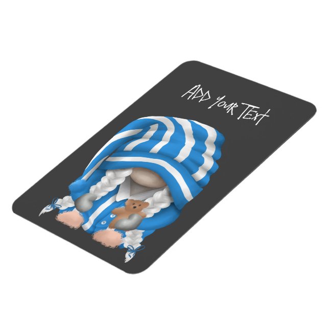 Keep or add your own - Size: 4" x 6" Magnet (Left Side)