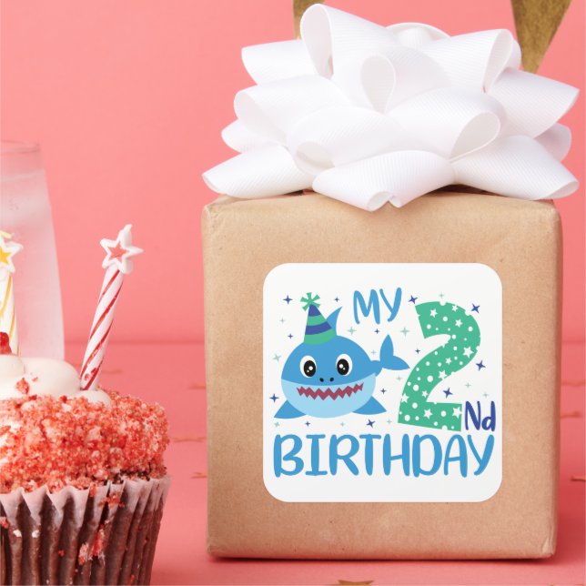 Keep or design your own - button square sticker (Party)