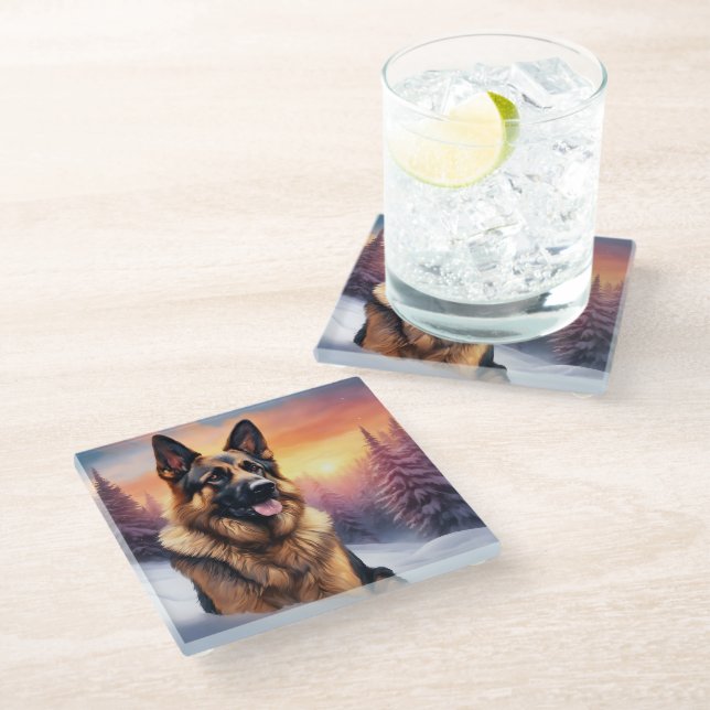 Keep or design your own  glass coaster (Angled)