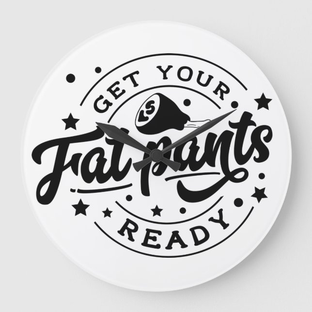 Keep or design your own large clock (Front)