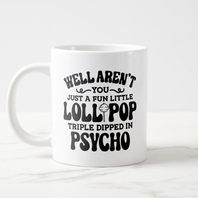 Keep or design your own -mug giant coffee mug (Left)