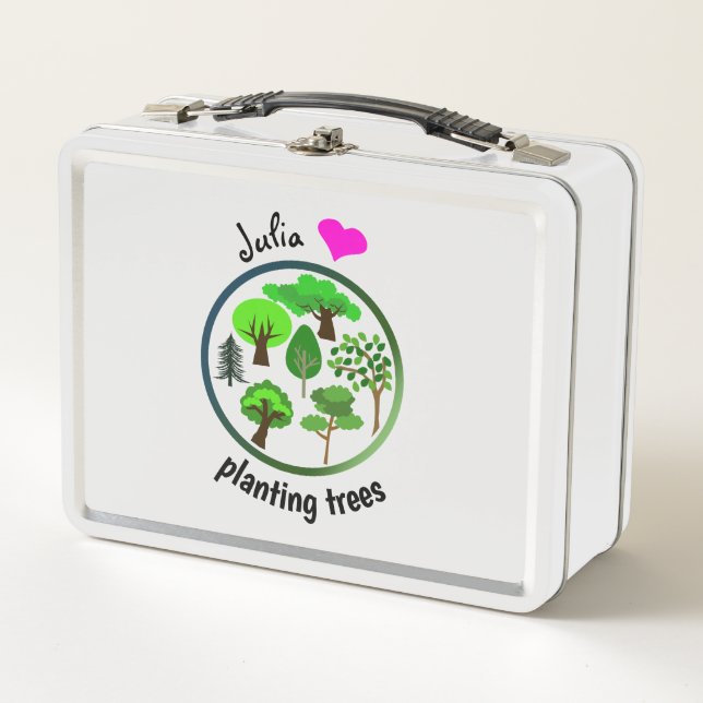 Keep Our Planet Green Metal Lunch Box (Front)