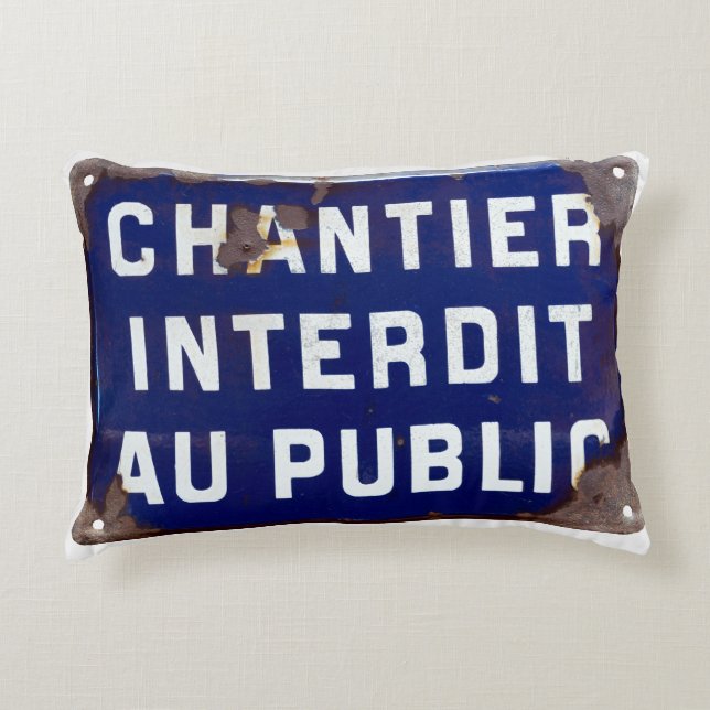 Keep Out! Decorative Cushion (Front)