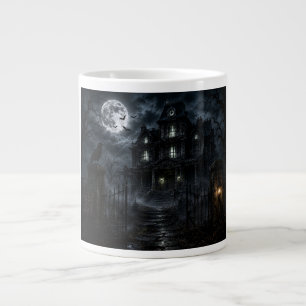 Keep Out – Haunted House Large Coffee Mug