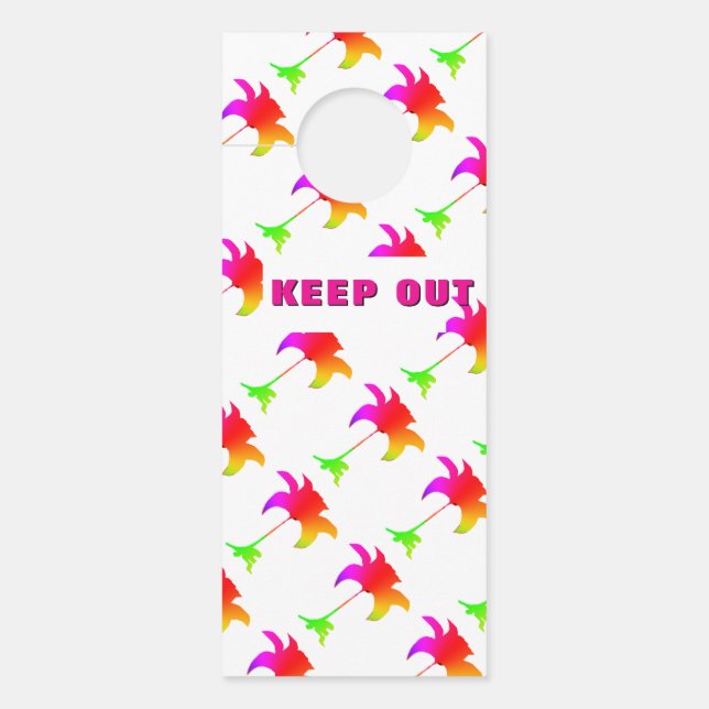 Keep Out / Ladies Only Door Hanger (Front)