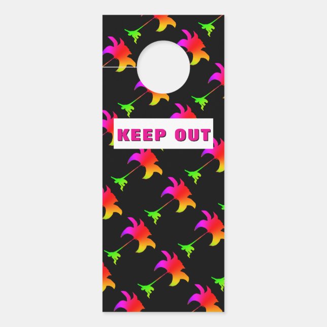 Keep Out / Men Only Door Hanger (Front)