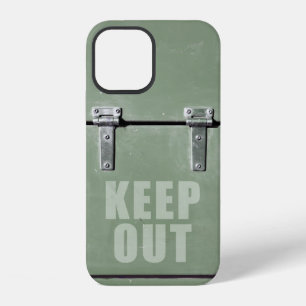 keep out metal door Case-Mate iPhone case