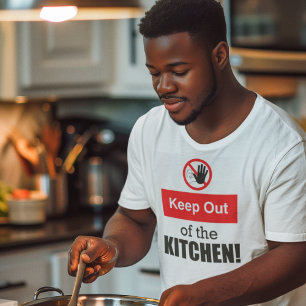 Keep Out of the Kitchen Funny Pickleball Mens T-Shirt