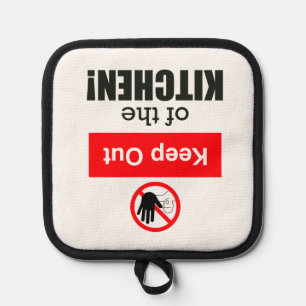 Keep Out of the Kitchen Funny Pickleball Pot Holder