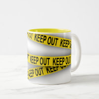 Keep out stay away do not cross police tape 3d