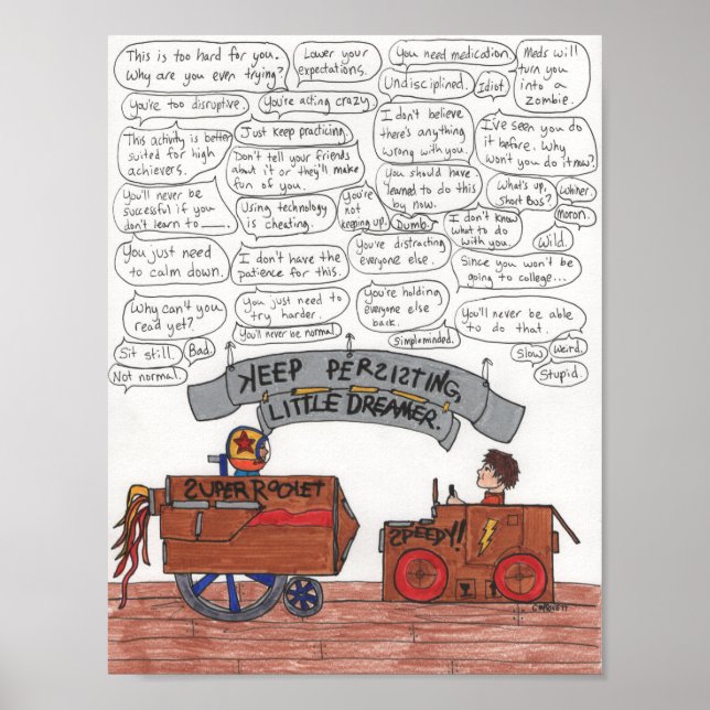 Keep Persisting, Little Dreamer Poster (Front)