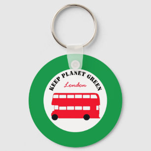 Keep Planet Green/London Transport (Britain) Key Ring