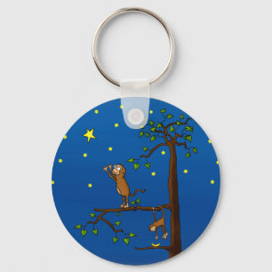 Keep Reaching Monkey Keychain