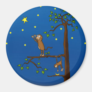 Keep Reaching Monkey Magnet