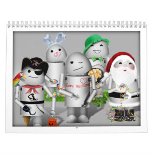 Keep Robo-x9 Around for the New Year! Calendar