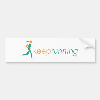 Keep Running Sticker