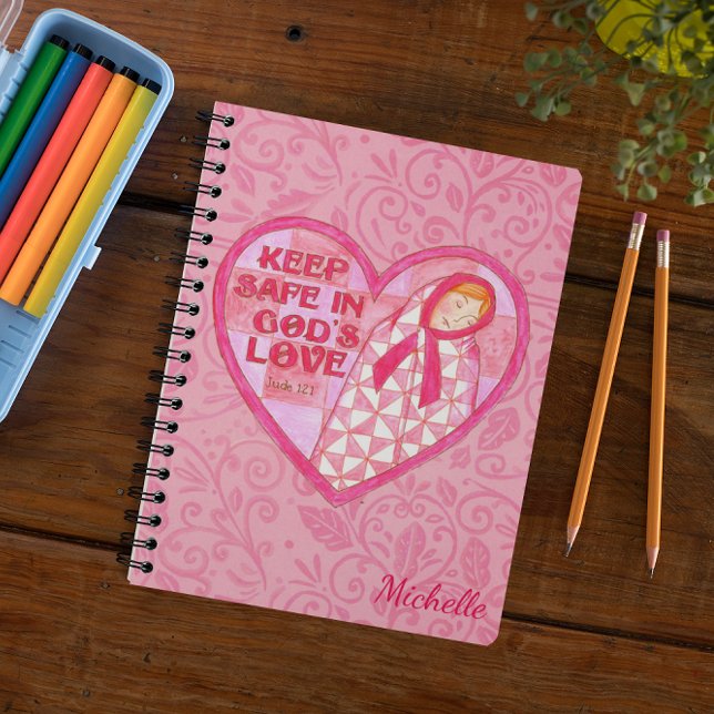 Keep Safe In God's Love Prayer Journal Notebook (Creator Uploaded)