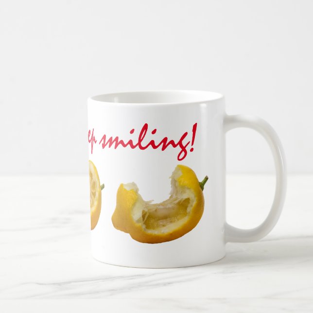 Keep Smiling Coffee Mug (Right)