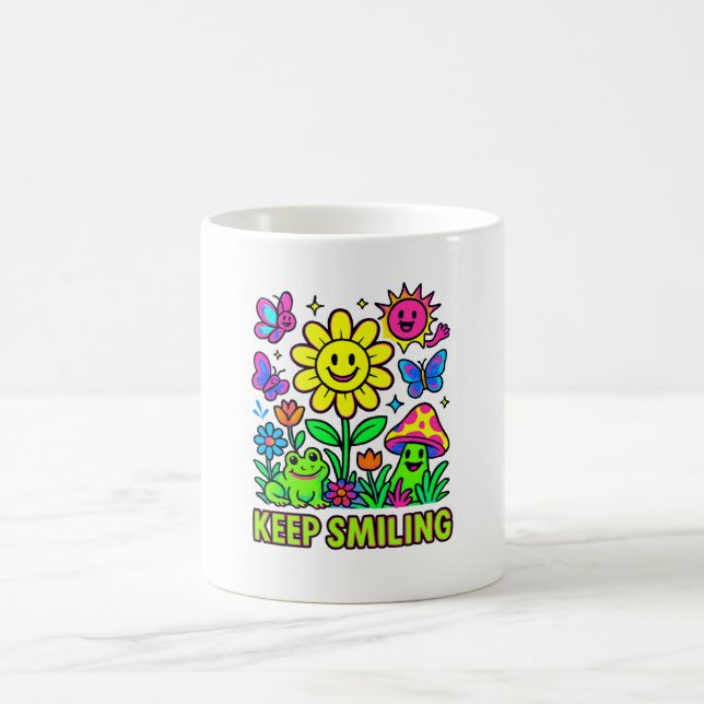 Keep Smiling Happy Nature Mug (Center)