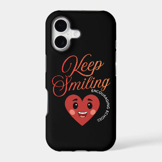 Keep Smiling Inspirational iPhone Case