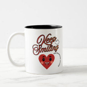 Keep Smiling Inspirational Mug
