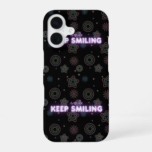 KEEP SMILING iPhone 16 CASE