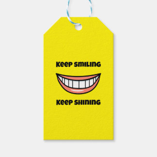 Keep smiling Keep shining Gift Tags