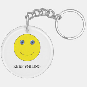 Keep Smiling Key Ring