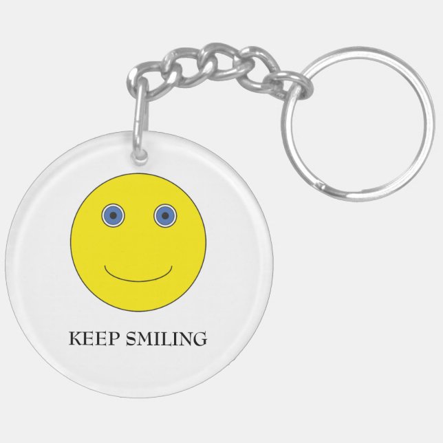 Keep Smiling Key Ring (Back Left)