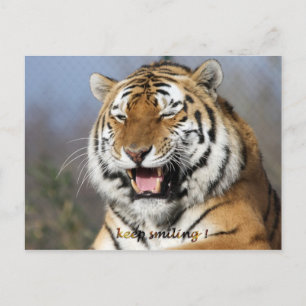 keep smiling postcard