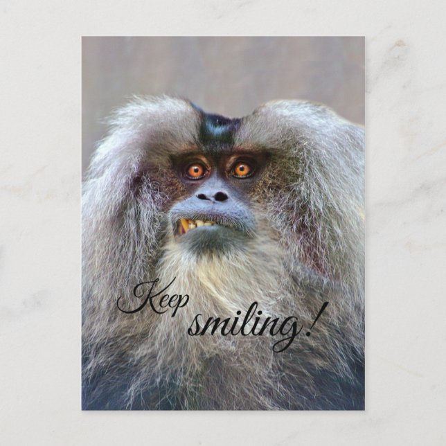 Keep smiling! postcard (Front)