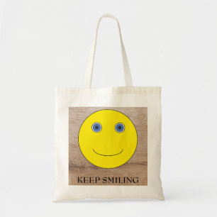 Keep Smiling Tote Bag