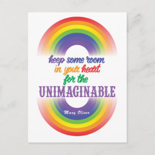Keep some room in your heart for the unimaginable holiday postcard