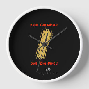 Keep Spaghetti Whole and Boil First Clock