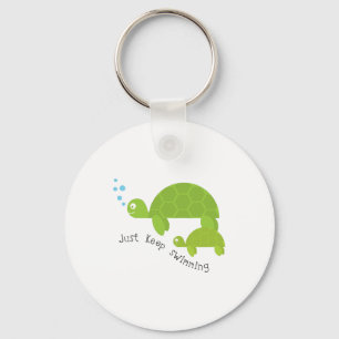 Keep Swimming Key Ring
