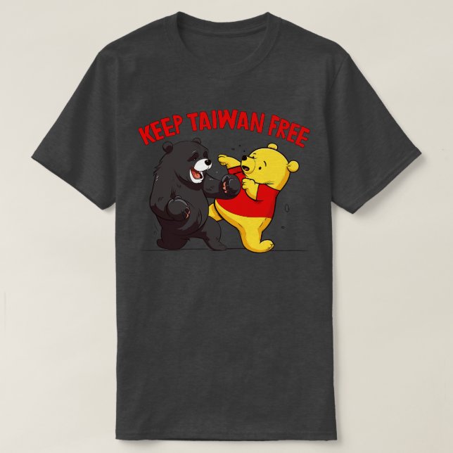 Keep Taiwan Free Taiwanese Pride T-Shirt (Design Front)