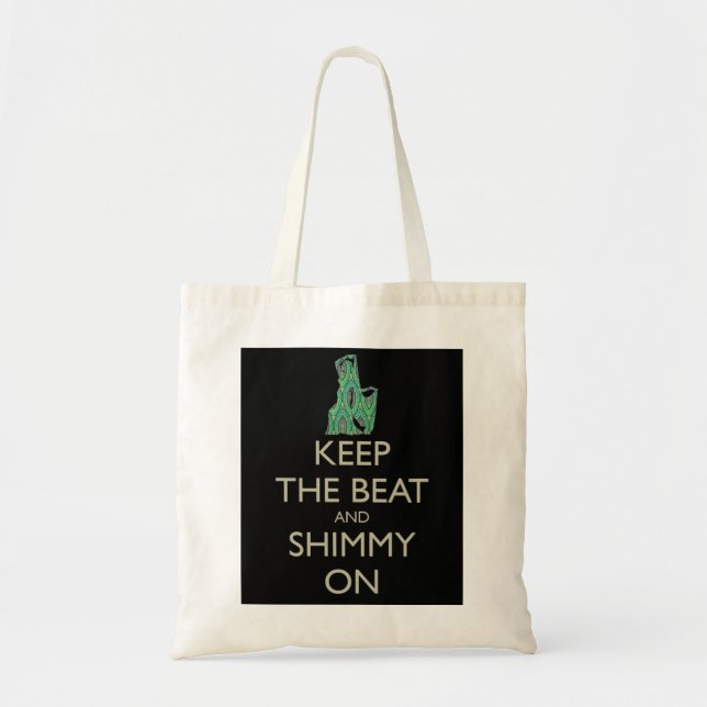 Keep the Beat and Shimmy On  tote (Front)