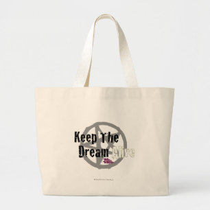 Keep The Dream Alive on Mall Rats Symbol Large Tote Bag